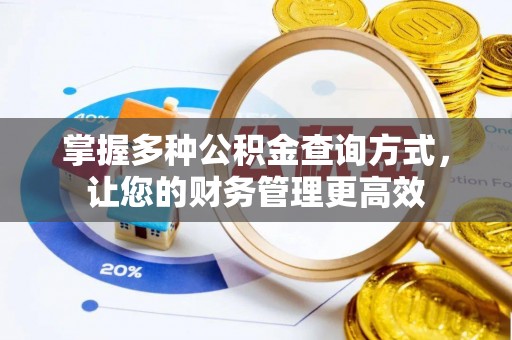 阿拉善右旗掌握多种公积金查询方式，让您的财务管理更高效